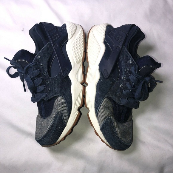Nike Air Huarache Run denim Women Sneakers Size 9 - Picture 3 of 4